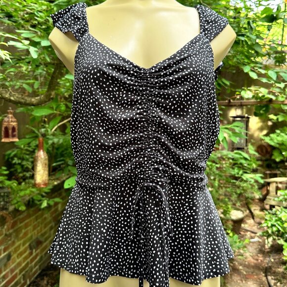 meraki Tops - Size Large Meraki polka dot tank! 🌞